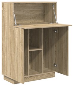 vidaXL Γραφείο Sonoma Oak Sonoma oak Μοριοσανίδα Μεσαίο