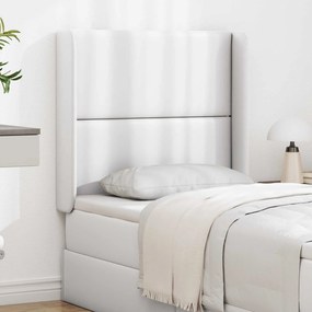 vidaXL Αυτί Κεφαλής Λευκό 80 x 16 x 4 εκ. PVC