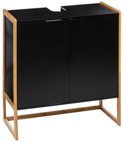 Ντουλάπι Μπάνιου Για Νιπτήρα (70x33x80) F-V Natureo Black 174889B