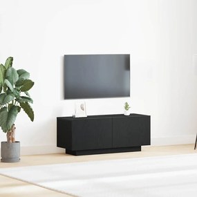 vidaXL Ντουλάπι TV Μαύρη δρυς 100 x 35 x 40 εκ Επεξεργασμένο ξύλο