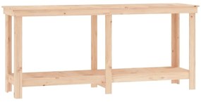 vidaXL Πάγκος Εργασίας 180x50x80 εκ. από Μασίφ Ξύλο Πεύκου