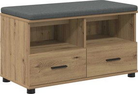 vidaXL Παγκάκι Χαλωρίου Τεχνίτικη Δρυς 80 x 38 x 46 εκ