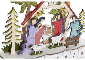Εορταστικό Ημερολόγιο DKD Home Decor Ξύλο 34 x 8,5 x 36,5 cm (x2)