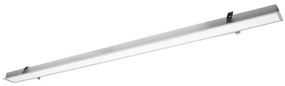 Γραμμικό Χωνευτό Trimless L3380 4000K Ανοδ. Dim. Station Ultra 3911-04338-4-U-D4 Viokef 3911-04338-4-U-D4 Ασημί