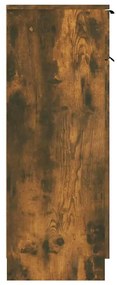 vidaXL Ντουλάπι Μπάνιου Καπνιστή Δρυς 32x34x90 εκ. Επεξεργασμένο Ξύλο