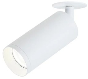 Σποτ Χωνευτό Led S056-40 9W 3000K 80Lm White Round Aluminium