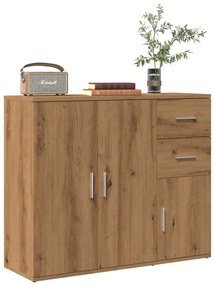 Μπουφές από Τεχνητό Δρυς 91x29,5x75 εκ. από Τεχνητό Ξύλο