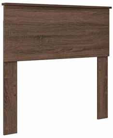 vidaXL Κεφαλάρι Καφέ δρυς 90 cm Επεξεργασμένο ξύλο