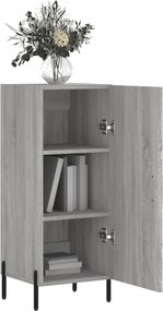 vidaXL Ντουλάπι Γκρι Sonoma 34,5x34x90 εκ. από Επεξεργασμένο Ξύλο