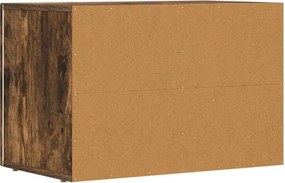 vidaXL Ντουλάπι TV ELST 60 x 35 x 40 εκ. Καπνιστό Δρύς