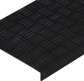 vidaXL Πατάκια Σκάλας 5 τεμ. 25 x 75 εκ. από Καουτσούκ