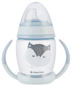KIKKA BOO ΒΡΕΦΙΚΟ ΚΥΠΕΛΛΟ ΜΕ ΣΤΟΜΙΟ ΣΙΛΙΚΟΝΗΣ 200ML HAPPY FACE BLUE 31302030072