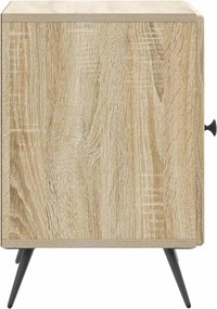 vidaXL Κομοδίνο Sonoma Δρυς 43 x 34,5 x 50 εκ Επεξεργασμένο Ξύλο