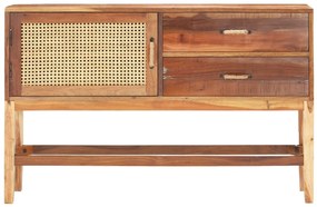 vidaXL Ντουλάπι με Συρτάρια 118 x 30 x 76 εκ. Μασίφ Ανακυκλωμένο Ξύλο