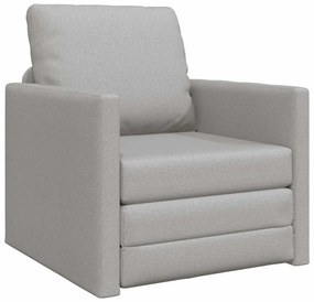 vidaXL Καναπέ-Κρεβάτι Δαπέδου Σκούρο γκρι 74 x 77 x 81 εκ. ύφασμα