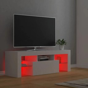 vidaXL Έπιπλο Τηλεόρασης με LED Λευκό 120x30x40 εκ.