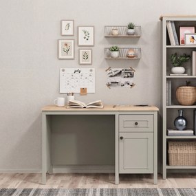Γραφείο Γκρι / Δρυς PATUTAL 120x65x77.3
