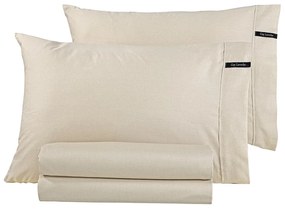 Σεντόνι King Size Με Λάστιχο (180x200+35) Guy Laroche Minimal Μπεζ