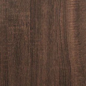 vidaXL Τραπεζάκι Σαλονιού Καφέ Δρυς 55,5x55,5x40 εκ. Επεξεργ. Ξύλο