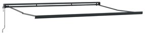 vidaXL Αυτόματη Ανασυρόμενη Τέντα Λευκή 500x300 cm