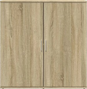 vidaXL Βοηθητικά Ντουλάπια 2 Τεμ. Sonoma Δρυς 79x38x80εκ. Επεξ. Ξύλο