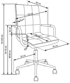 Καρέκλα γραφείου Ozon-Roz