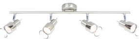 Φωτιστικό Σποτ Aca MC6564 PLATINUM Ασημί (Silver Coloured)