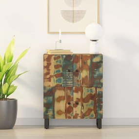 vidaXL Ντουλάπι με 4 Πόρτες 60x33x75 εκ. από Μασίφ Ανακυκλωμένο Ξύλο