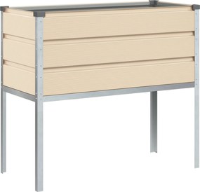 vidaXL Γλάστρα Ελεφαντόδοντο 100 x 45 x 90 εκ. Επικαλυμμένος Χάλυβας