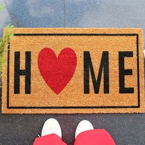 Πατάκι Εισόδου Home Heart 796LMN9811 70x40cm Multi Aberto Design 70x40