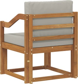 vidaXL Εξωτερικός καναπές Στερεό Ξύλο Ακακίας και Πολυεστέρ
