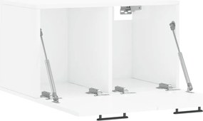vidaXL Ντουλάπι Τοίχου Γυαλιστερό Λευκό 60x36,5x35 εκ. Επεξεργ. Ξύλο