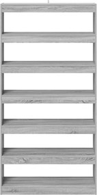 vidaXL Βιβλιοθήκη 6 επιπέδων 100 x 30 x 198 εκ. Επεξεργασμένο Ξύλο