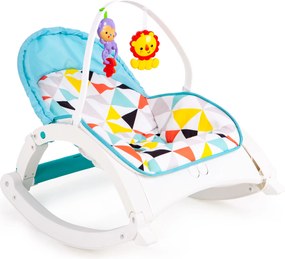 Rocking chair 2in1 vibration + toys ECOTOYS