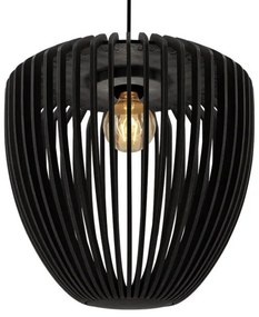 Καπέλο Φωτιστικού 1xE27 Δρυς Φ38cm Clava Wood Umage-2244-Μαύρο 2244