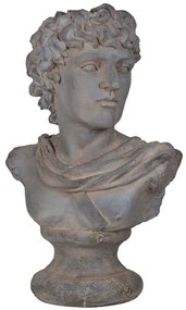 Διακοσμητική Προτομή D77543 50x32x78cm Grey Artekko Magnesium