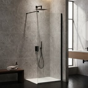 Tema Walk-In Nano Black Matt 120x195 - Διαχωριστικό Ντους