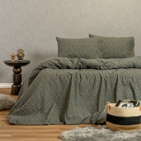 Φανελένια Παπλωματοθήκη Μονή (165x245) Melinen Winter Line Elise Blue