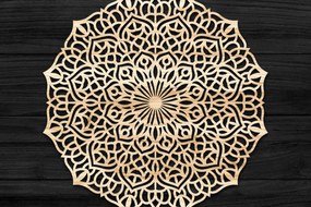 Intra απο ξύλο plywood 3mm-4mm πάχος Τρισδιάστατη Mandala Δίασταση 30x30 cm INTRAFABR-74277638