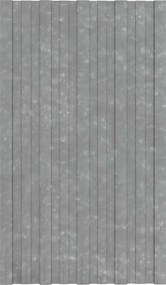 vidaXL Πάνελ οροφής 36 τεμ. Ασημί 80 x 45 cm Γαλβανισμένος χάλυβας