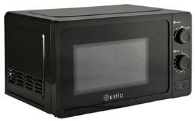 Φούρνος Μικροκυμάτων Μαύρος 700w 20lt Estia Home Art Wave Pro 06-25908