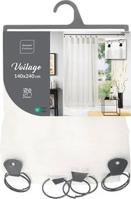 Κουρτίνα Linka Douceur d'intérieur - 140x240cm - Λευκό