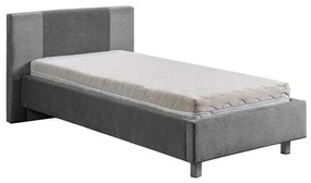 Bed Aosta 120 Dark Grey 154x217x100 cm