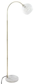 Floor lamp PWL-1103 Ε27 ivory-clear 59x26x150cm 59x26.5x150 εκ.