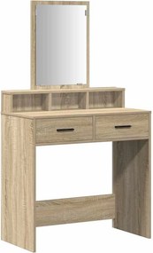 vidaXL Τραπέζι περιποίησης Δρύς Sonoma 79 x 41 x 140 εκ.