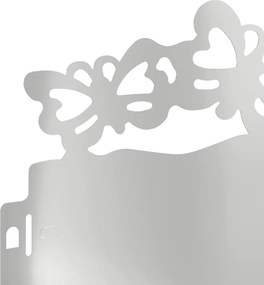 vidaXL Περιγράμματα γκαζόν 20 pcs Ασημί 103 x 0,05 x 22 εκ