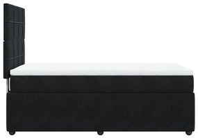 ΚΡΕΒΑΤΙ BOXSPRING ΜΕ ΣΤΡΩΜΑ ΜΑΥΡΟ 100X200 ΕΚ. ΒΕΛΟΥΔΙΝΟ 3292264