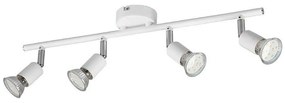 Φωτιστικό Οροφής - Σποτ Paris R80914031 4xGU10 35W 8x50x13cm White Mat RL Lighting Μέταλλο