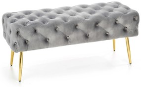 ATHENA bench color: grey / gold DIOMMI V-CH-ATHENA-POPIEL DIOMMI-60-20361
