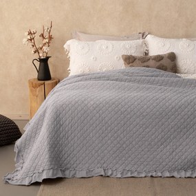 Κουβερλί King Size (260x240) Palamaiki Jocelyn Χακί